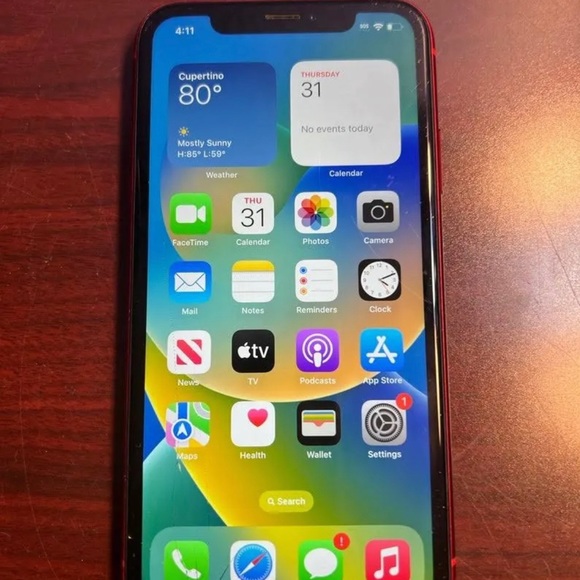 iPhone XR red